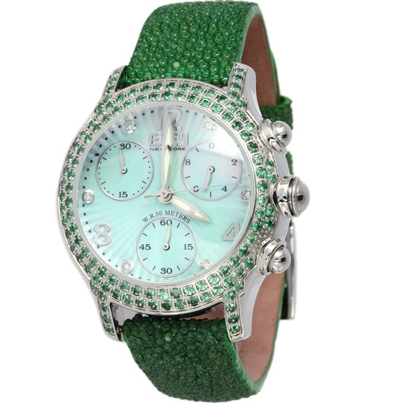 Tsavorite Diamond 3.41 Tcw Unisex Luxury New Watch